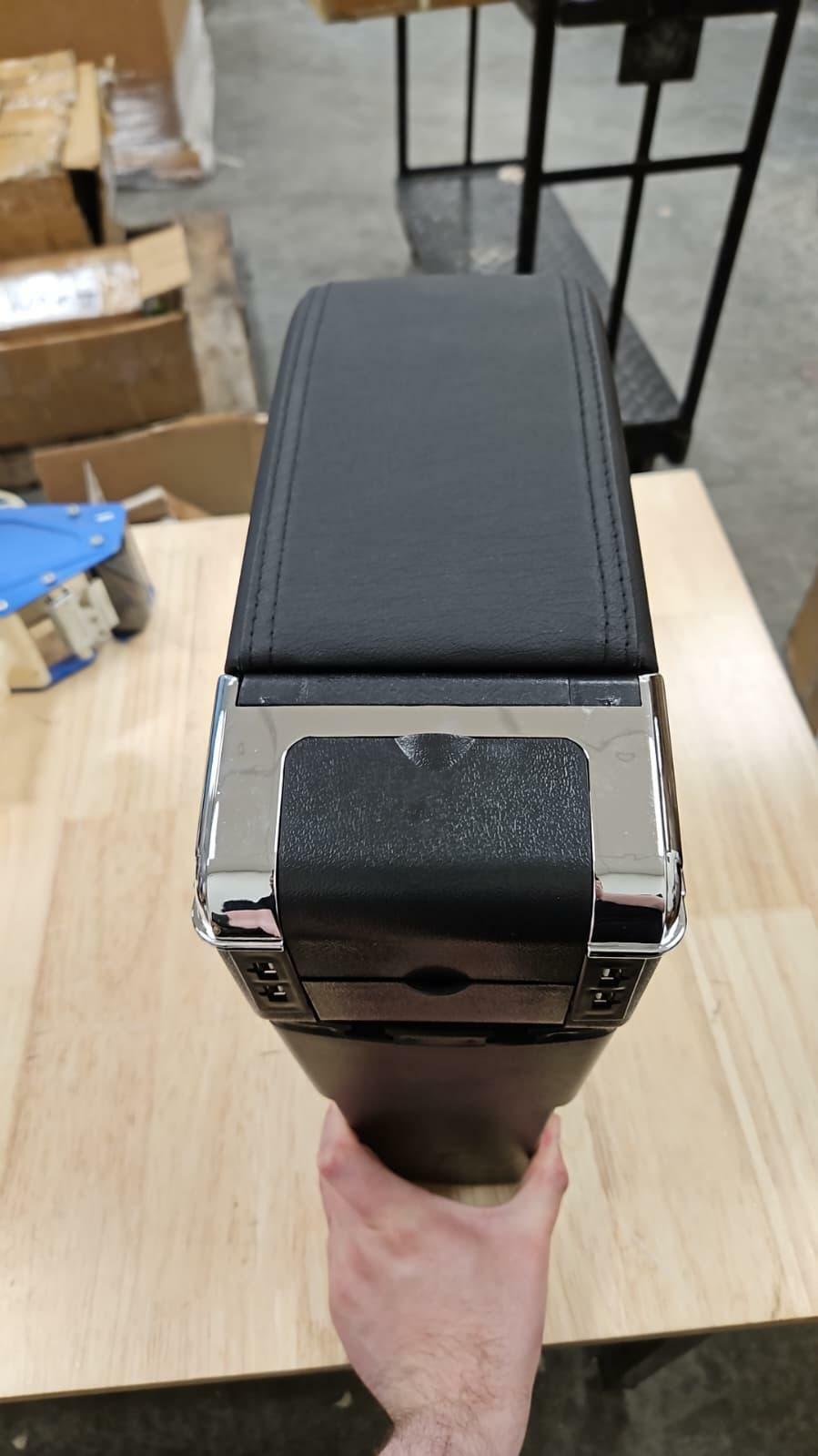 GSTP Toyota Yaris iA 2017-2018 Center Console Armrest 7 USB Cup Holder Black