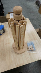 Wooden Yarn Swift Umbrella Skein Winder Lightweight No Clamp Required
