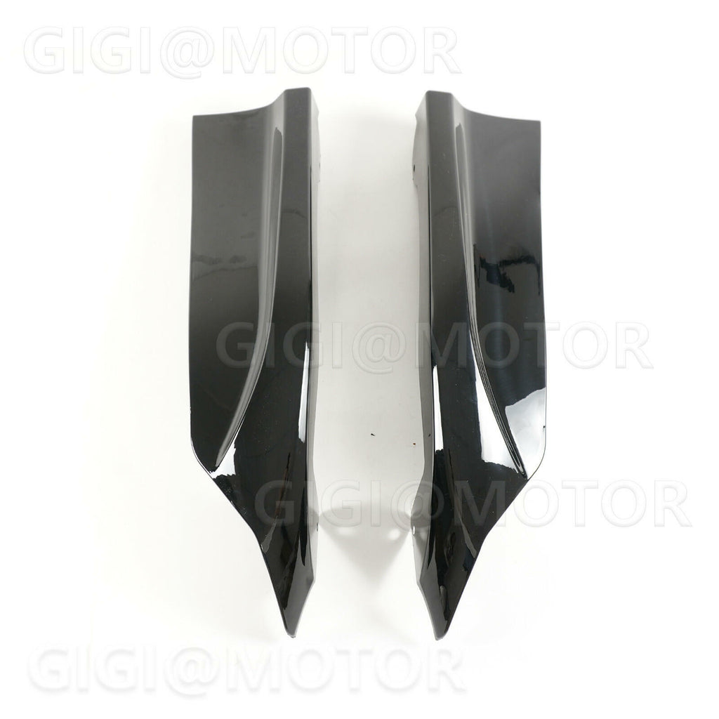 Honda Accord Sedan 2016-2017 Gloss Black Front Rear Bumper Side Spoiler Kit 4pcs