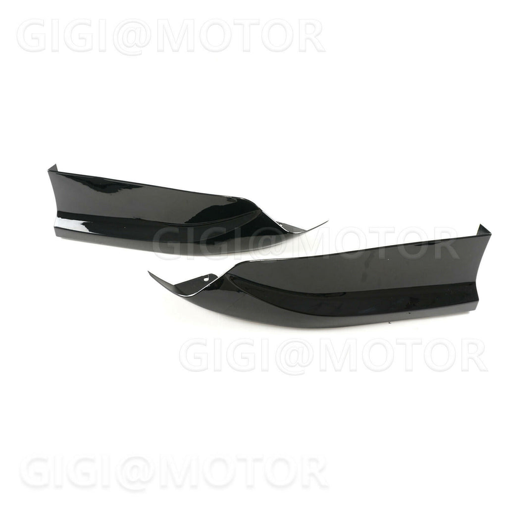 Honda Accord Sedan 2016-2017 Gloss Black Front Rear Bumper Side Spoiler Kit 4pcs