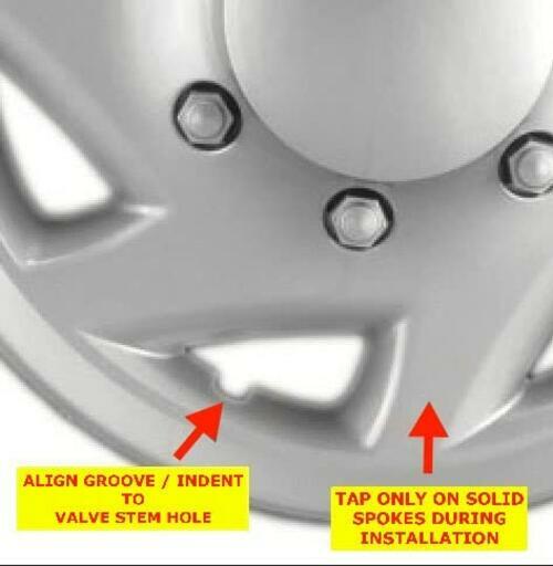 16" Silver Hubcaps Wheel Covers Set of 4 Ford Van Heavy Duty Premium