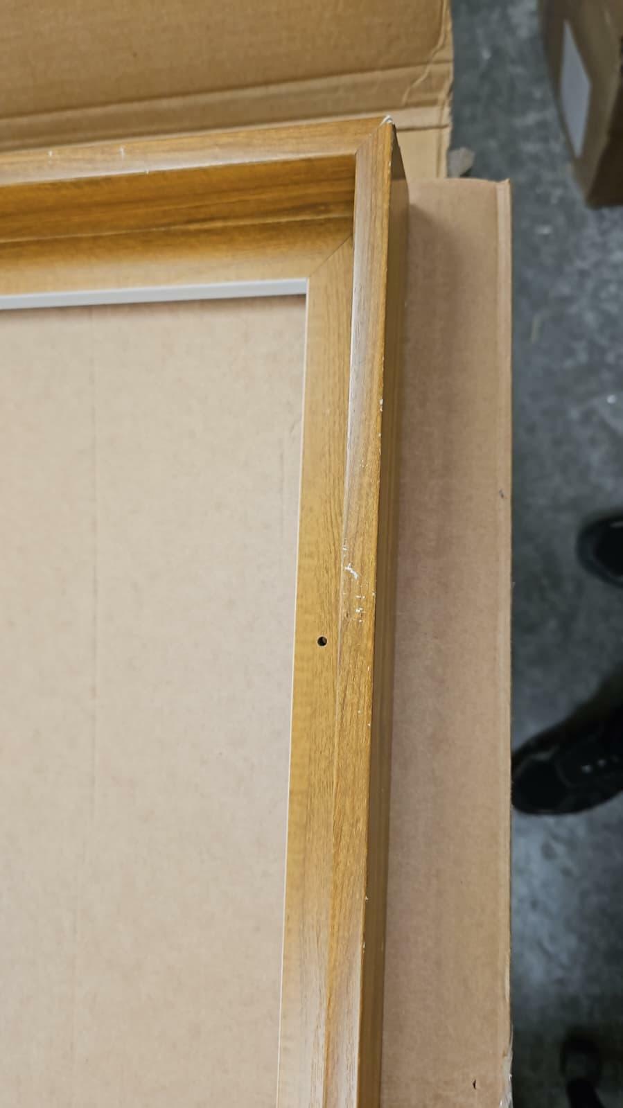 Pixy 24x36 Canvas & Floater Frame Set Natural Oak 1.25" Deep Portrait