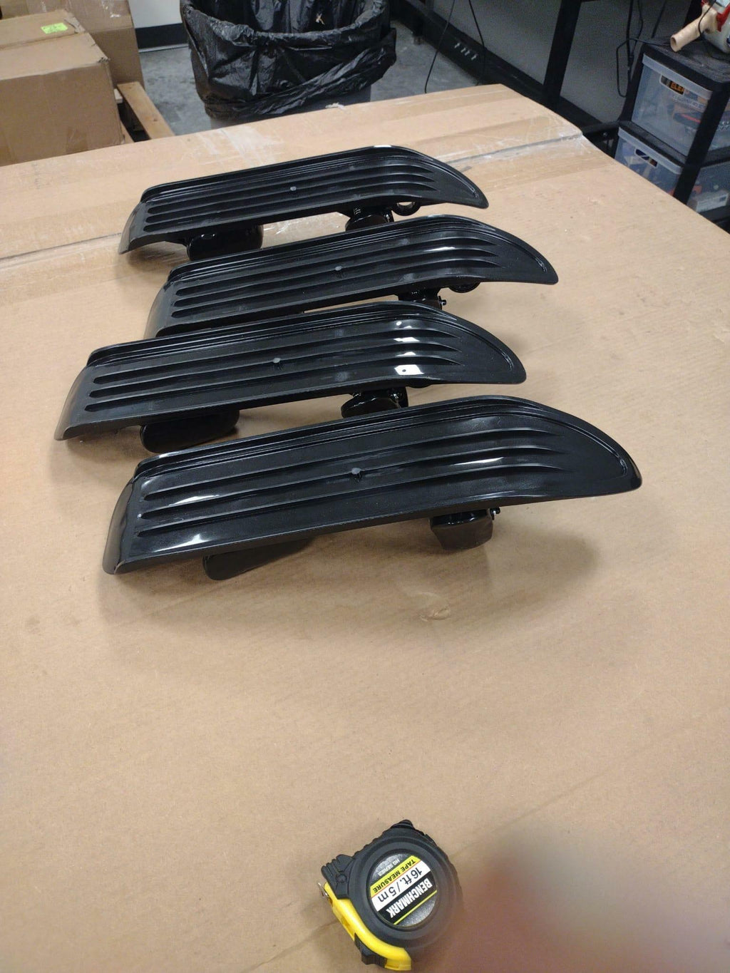 4 pcs Tsawntd Stroller Skis, Multi-Purpose Stroller Sled Snow Skis Winter Sledge