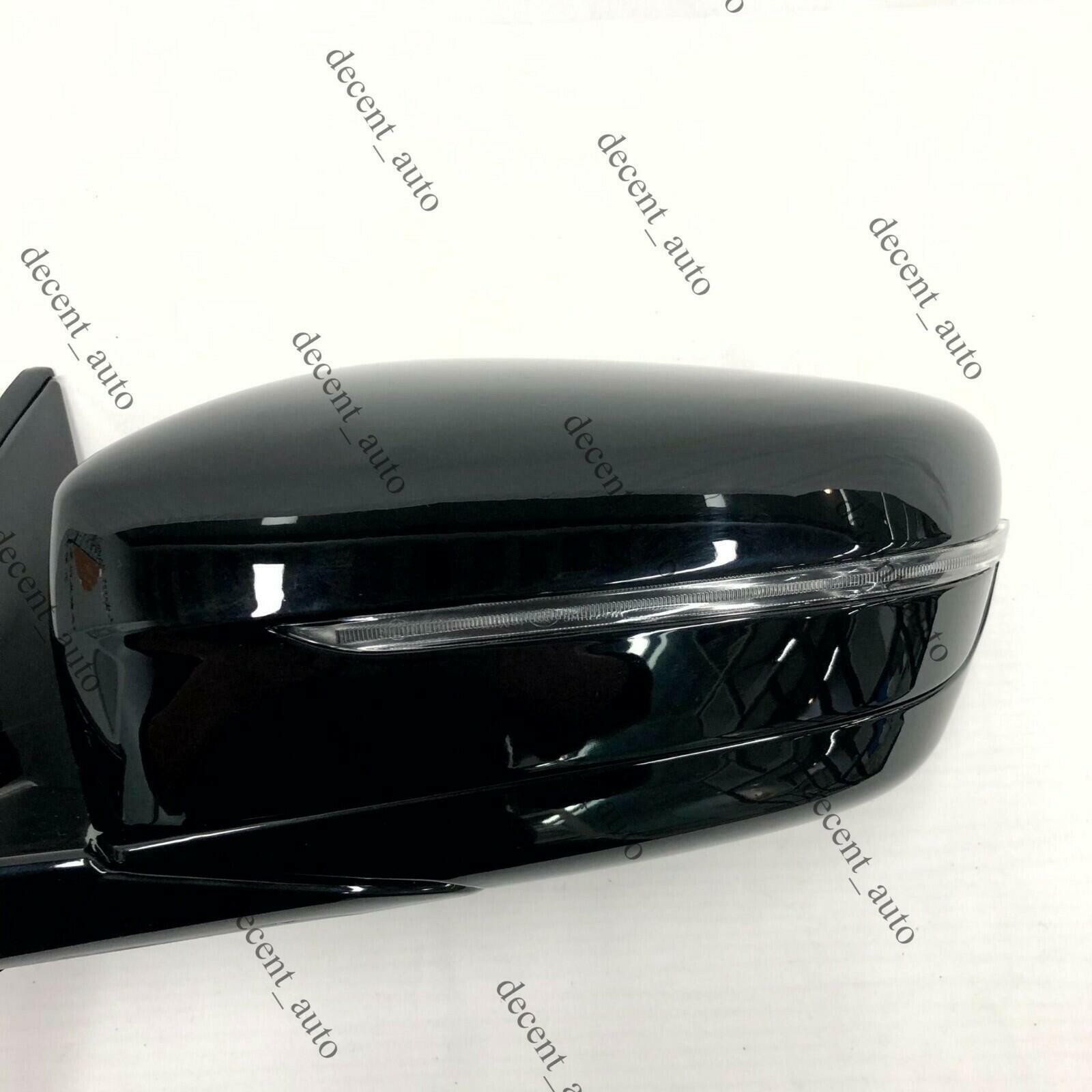 G30 G38 Car Side Door Mirror Set for BMW 3 Series 2017-2022  5 Pins Black