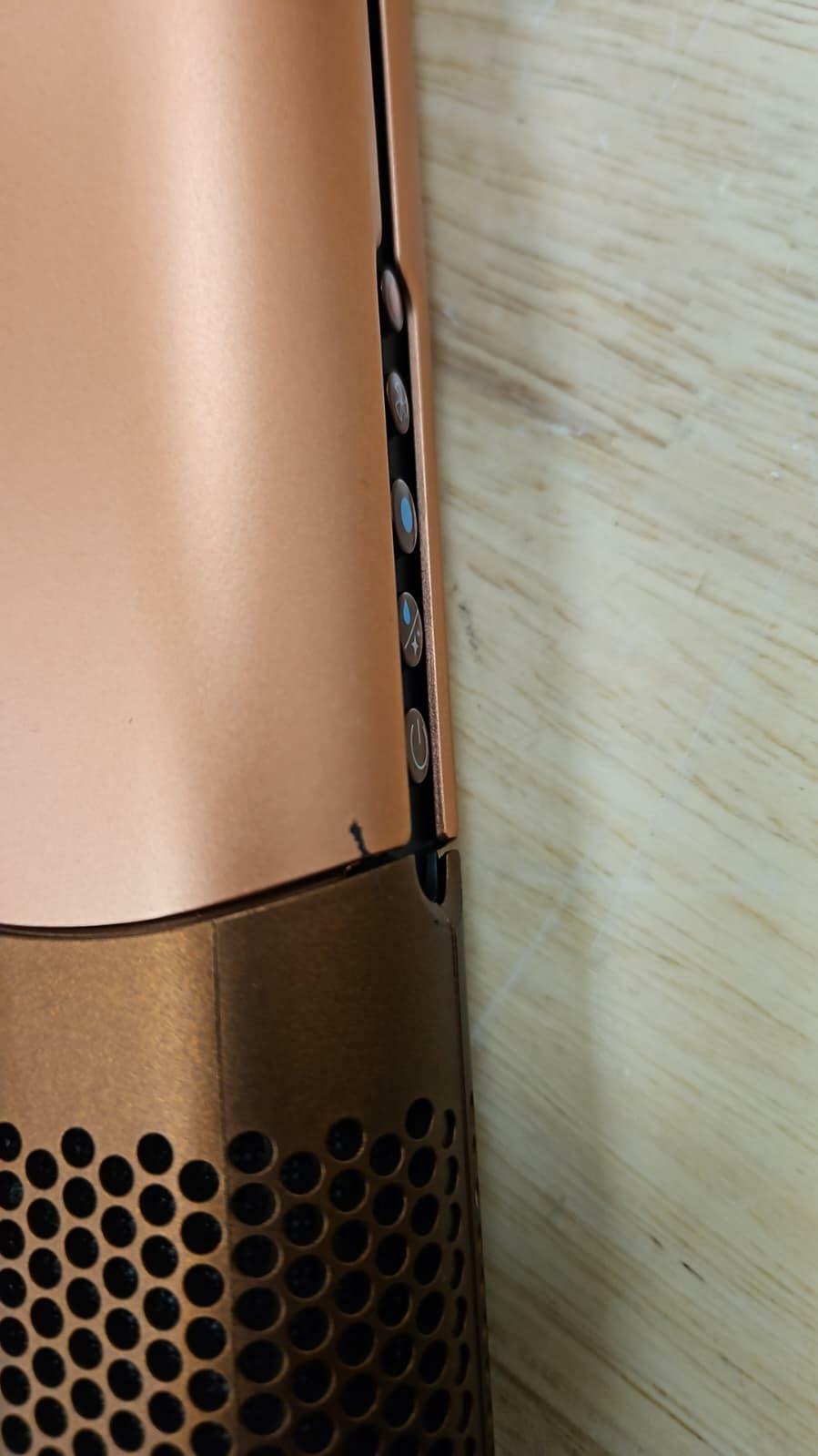 Dyson Airstrait Straightener Amber Silk Wet to Dry Hair Straightener