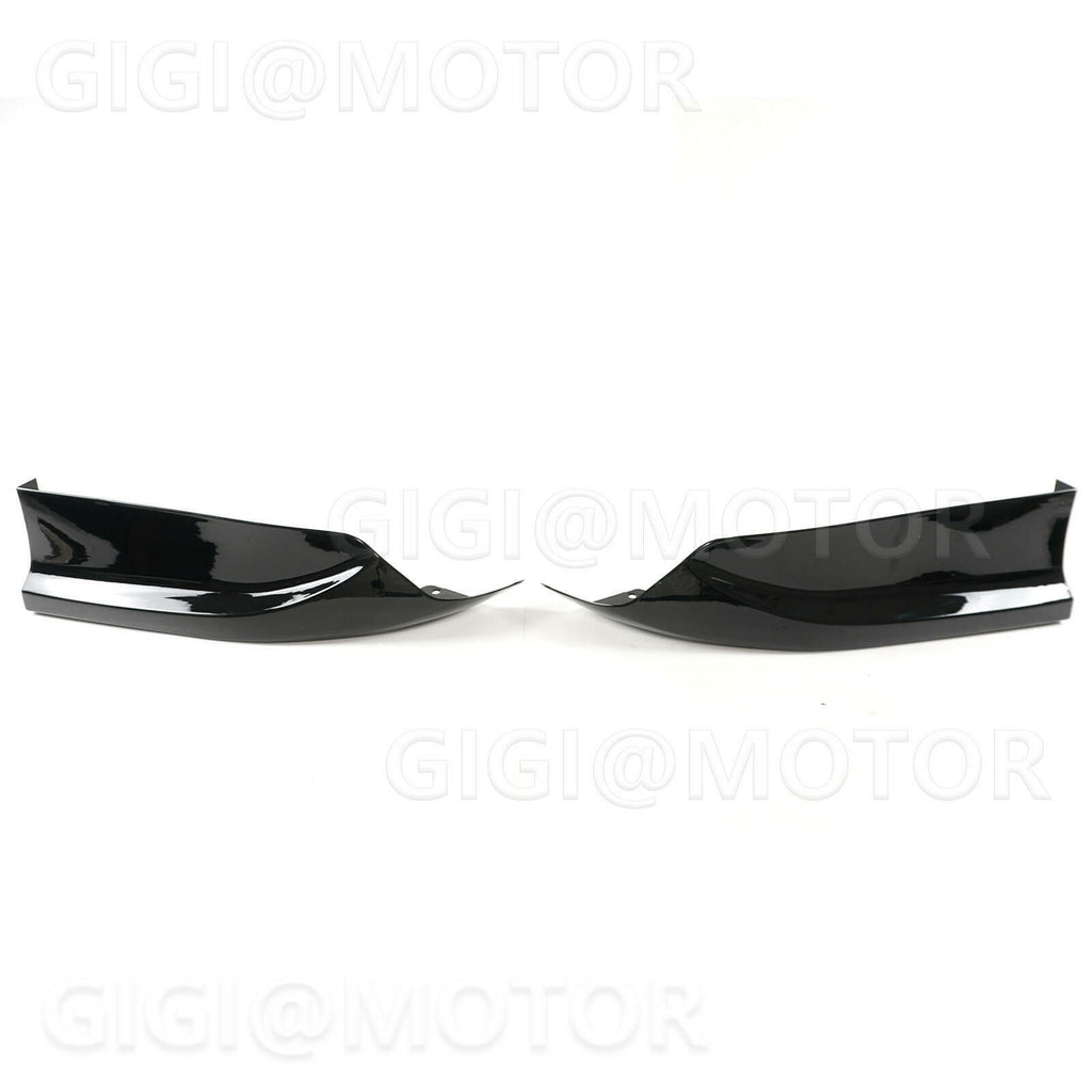 Honda Accord Sedan 2016-2017 Gloss Black Front Rear Bumper Side Spoiler Kit 4pcs