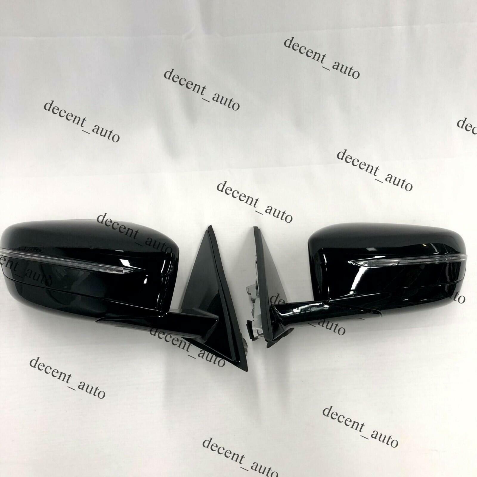 G30 G38 Car Side Door Mirror Set for BMW 3 Series 2017-2022  5 Pins Black