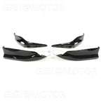 Honda Accord Sedan 2016-2017 Gloss Black Front Rear Bumper Side Spoiler Kit 4pcs