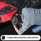 Garage Floor Mat 17' x 7'4" Waterproof/Durable Oil Spill Mat Protects Surfaces