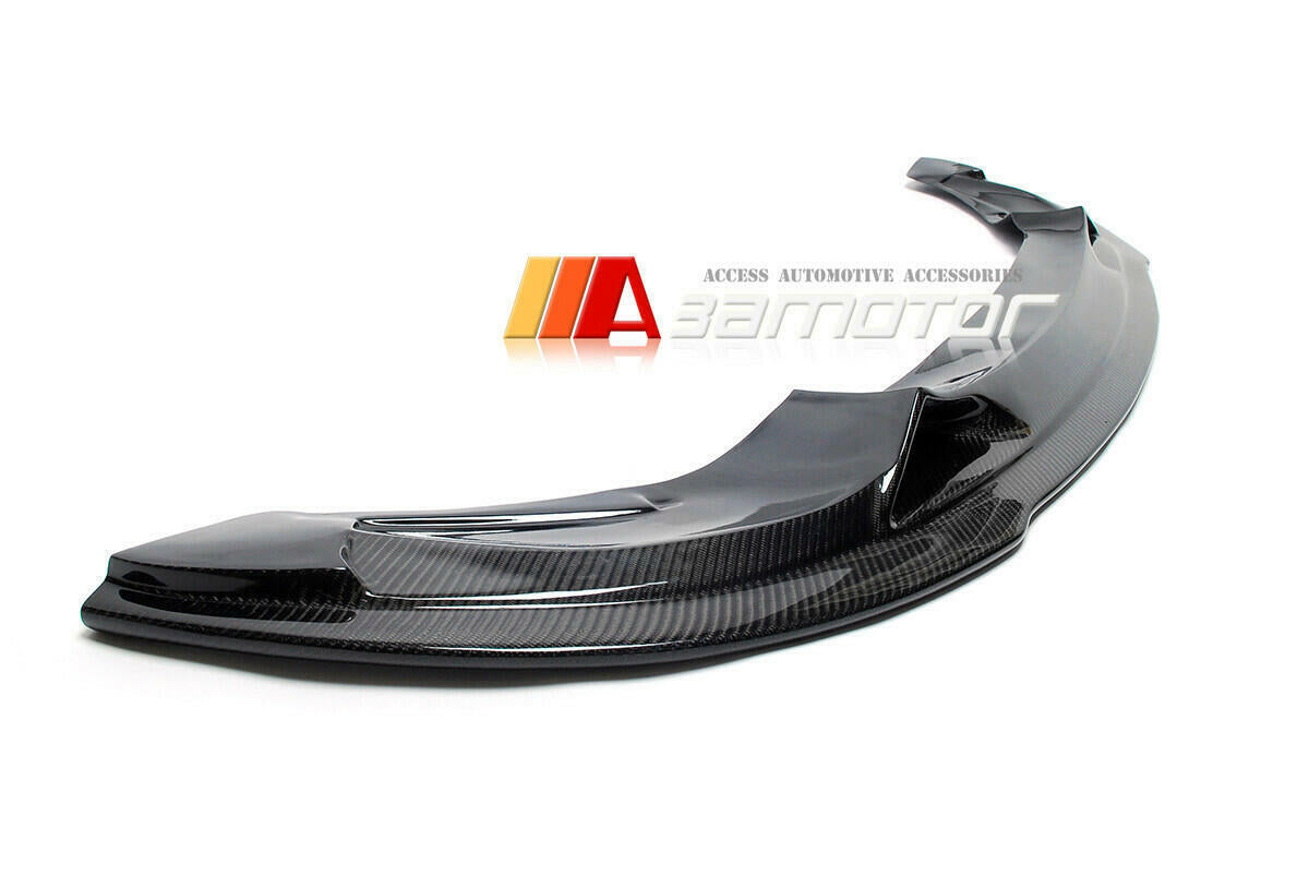 Carbon Fiber R Style Front Bumper Lip Spoiler fits 2015-20 BMW F80 M3 F82 F83 M4