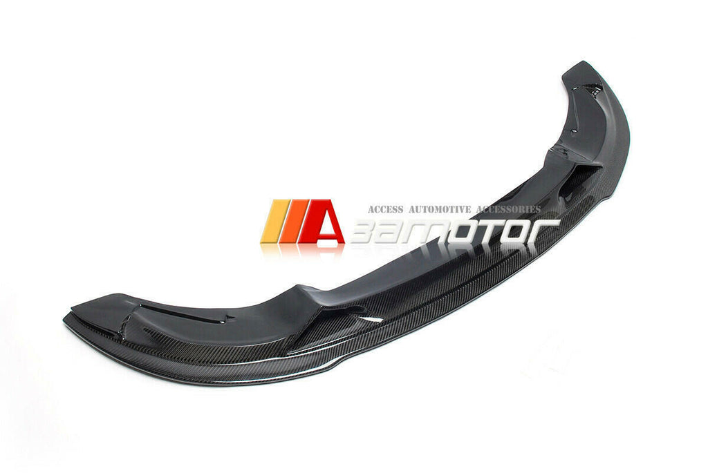 Carbon Fiber R Style Front Bumper Lip Spoiler fits 2015-20 BMW F80 M3 F82 F83 M4