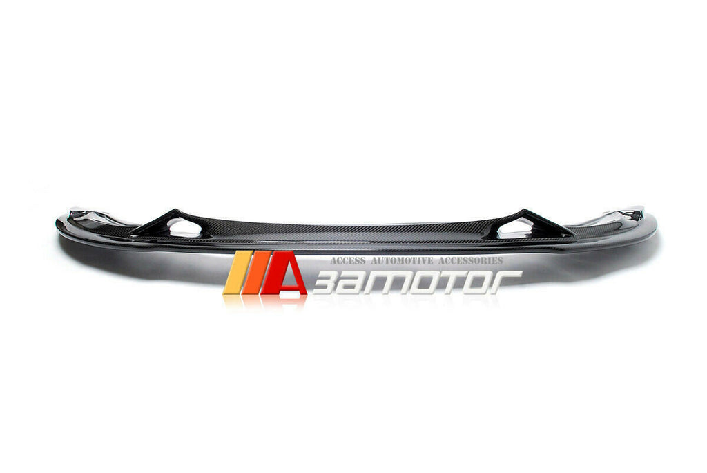 Carbon Fiber R Style Front Bumper Lip Spoiler fits 2015-20 BMW F80 M3 F82 F83 M4
