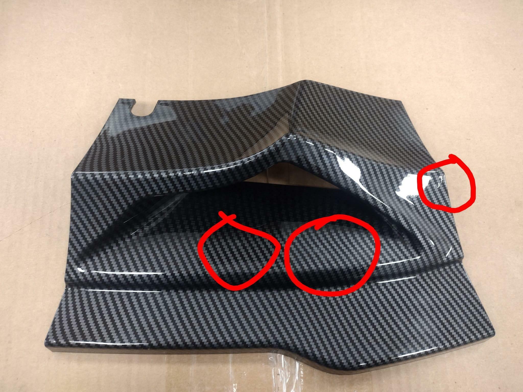 Carbon Fiber R Style Front Bumper Lip Spoiler fits 2015-20 BMW F80 M3 F82 F83 M4