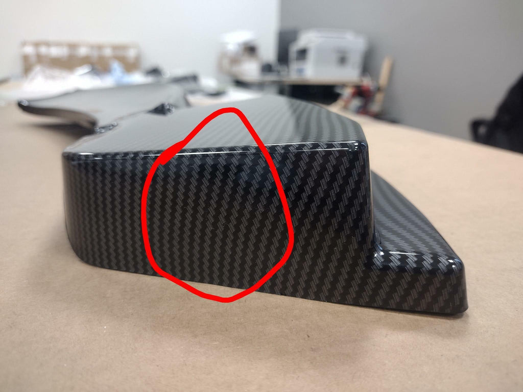 Carbon Fiber R Style Front Bumper Lip Spoiler fits 2015-20 BMW F80 M3 F82 F83 M4