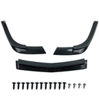 3pcs Front Bumper Lip Splitter For Corvette C5 1997-2004 ZR1 Style Carbon Fiber