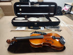 Vetimobato 4/4 Full Size Violin Set Solid Maple Spruce Complete Kit Case Bow