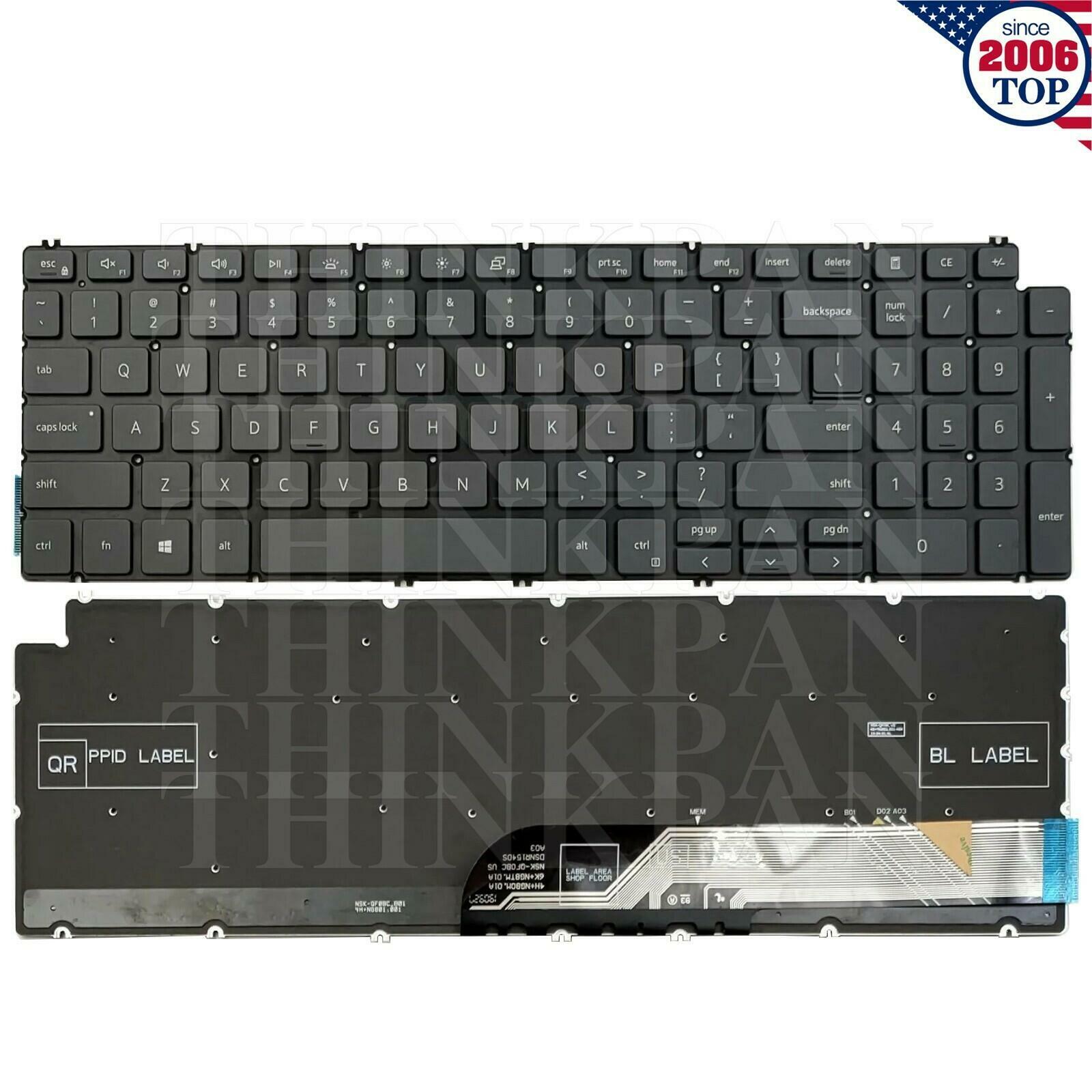 Genuine US Backlit Keyboard for Dell Inspiron 15 7590 5584 5590 5593 5594 5598