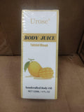 Vanilla Body Oil 4oz Moisturizing Body Juice Coconut Cream Pie Scent Natural