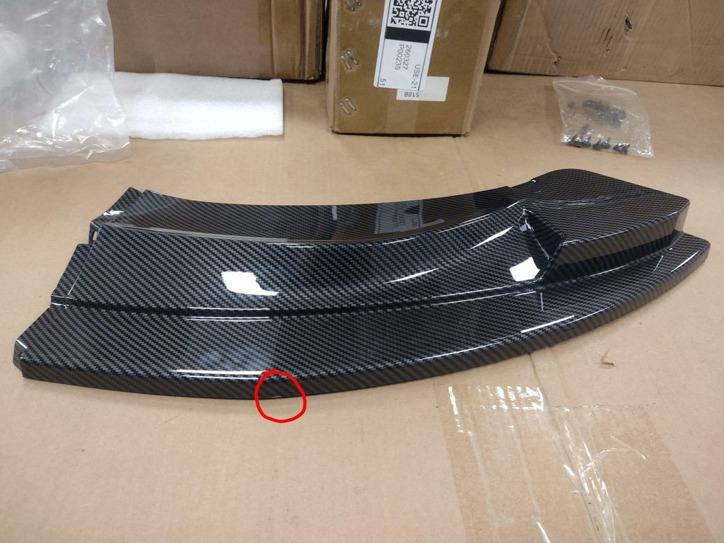 Carbon Fiber R Style Front Bumper Lip Spoiler fits 2015-20 BMW F80 M3 F82 F83 M4
