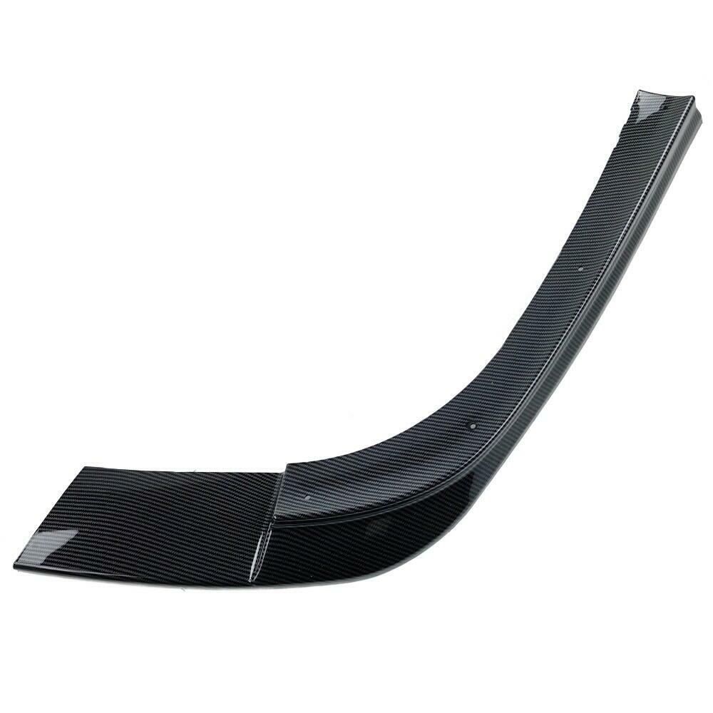 3pcs Front Bumper Lip Splitter For Corvette C5 1997-2004 ZR1 Style Carbon Fiber