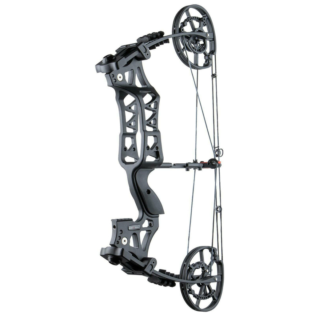 GQT 40-70lbs Compound Bow Steel Ball Dual Use RH/LH Archery Hunting Fishing