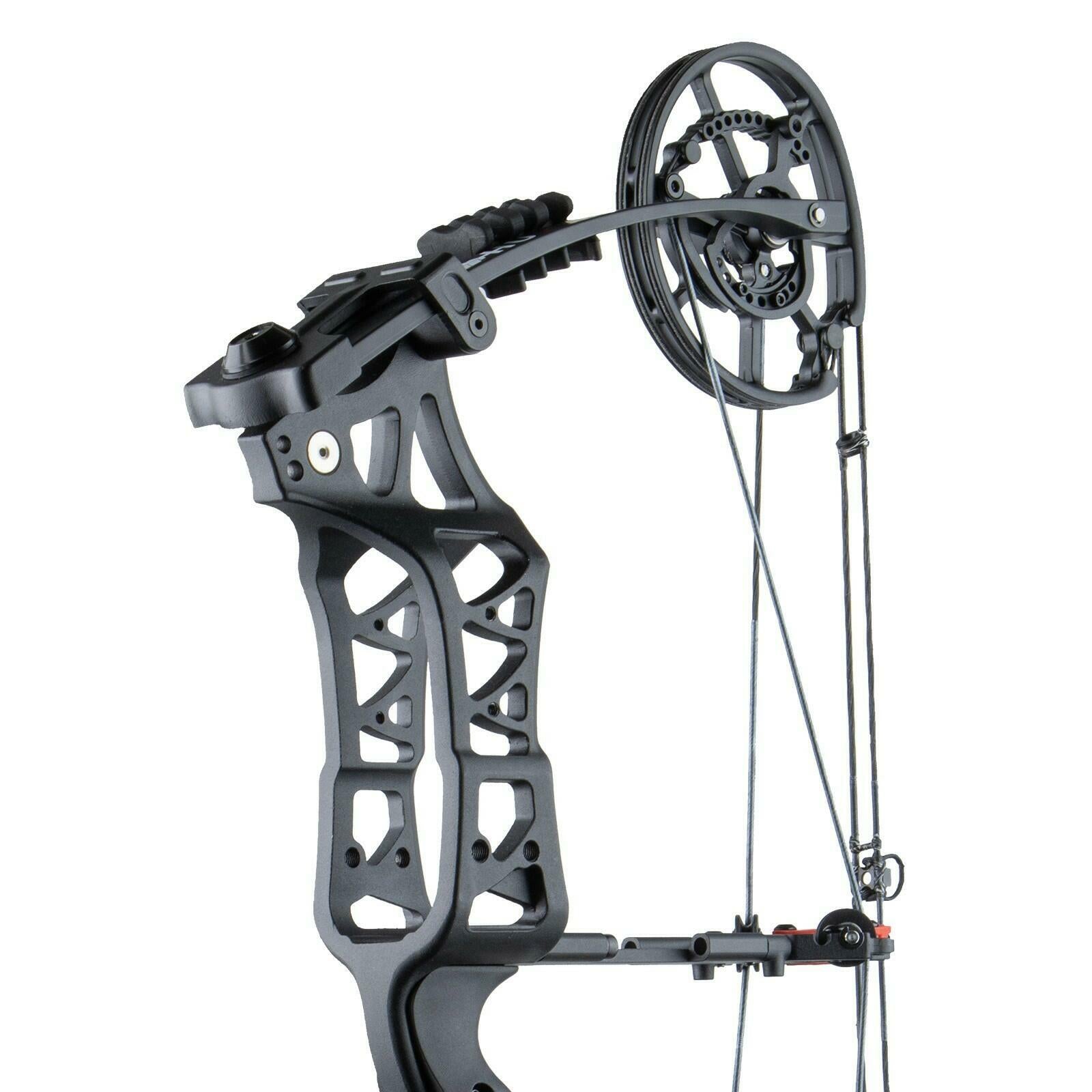 GQT 40-70lbs Compound Bow Steel Ball Dual Use RH/LH Archery Hunting Fishing