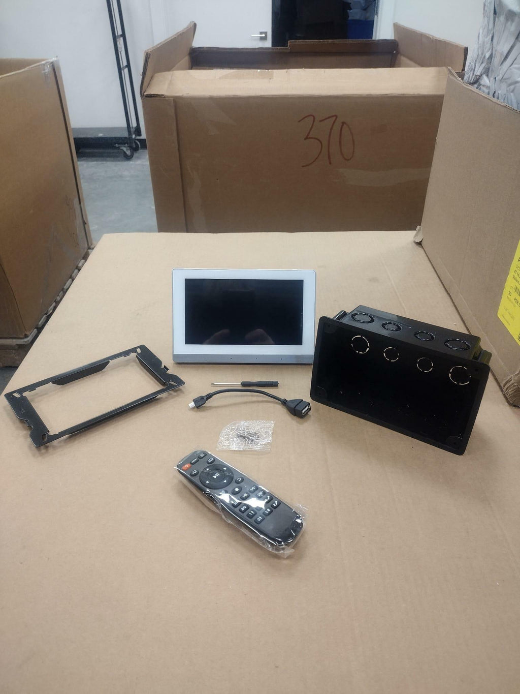 PLC Touch Screen Integrated Machine, 7 inch HMI PLC 12 in 8 Out All in One Touch