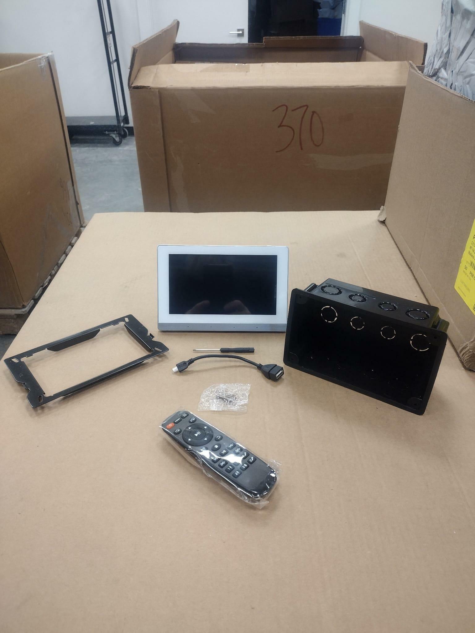 PLC Touch Screen Integrated Machine, 7 inch HMI PLC 12 in 8 Out All in One Touch