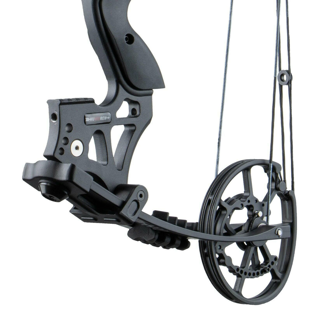 GQT 40-70lbs Compound Bow Steel Ball Dual Use RH/LH Archery Hunting Fishing