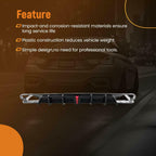 Yofer Rear Bumper Diffuser Corner Aprons Honda Accord 2018-2022 White