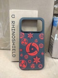 Naruto Sharingan iPhone 17 Pro Max Case Sasuke Itachi Anime Black Cover
