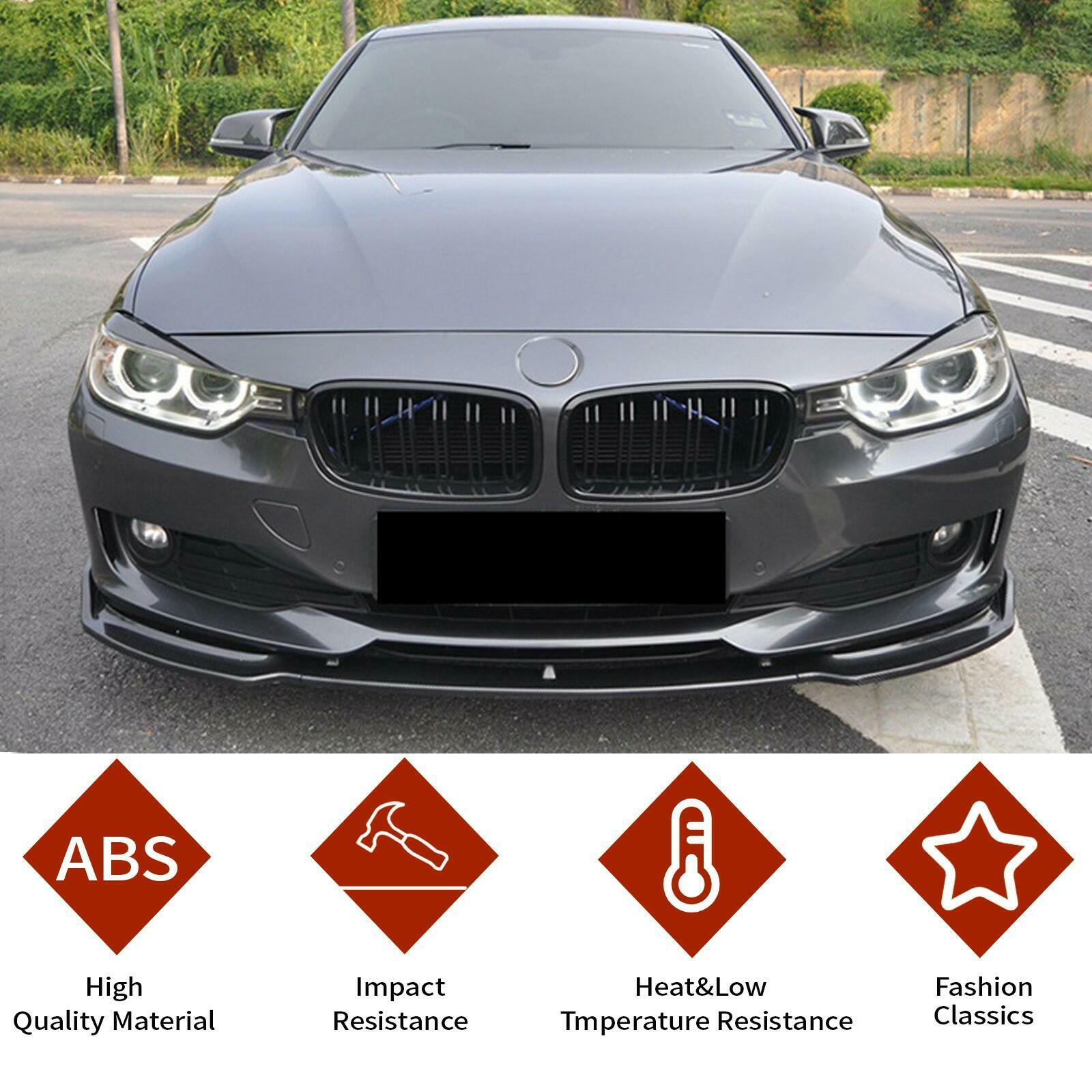 Gloss Black Front Lip Spoiler for BMW 3 Series F30 F31 Sedan 2013-2018