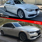 Gloss Black Front Lip Spoiler for BMW 3 Series F30 F31 Sedan 2013-2018