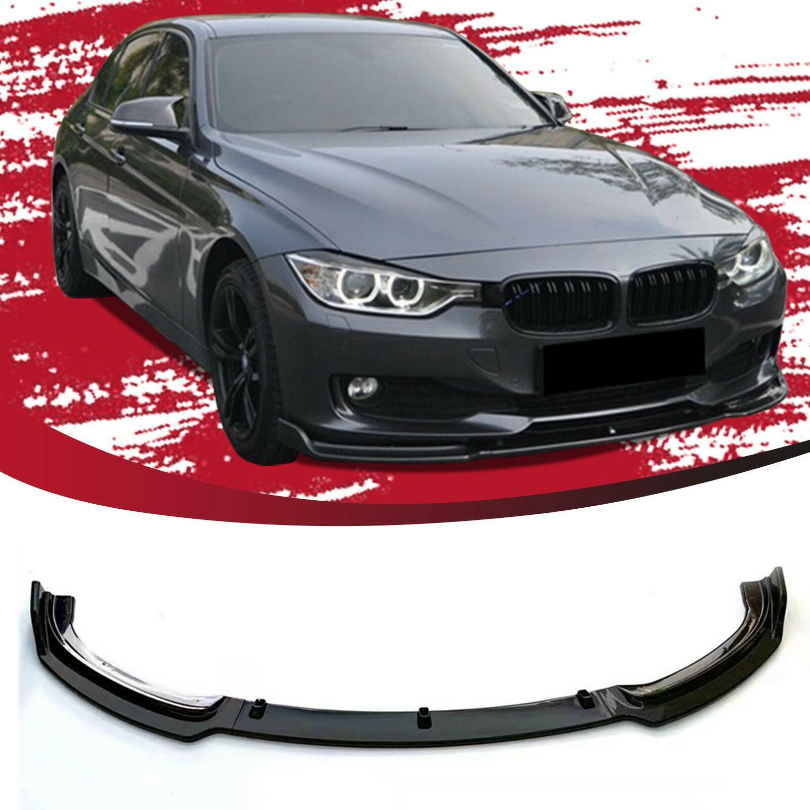 Gloss Black Front Lip Spoiler for BMW 3 Series F30 F31 Sedan 2013-2018