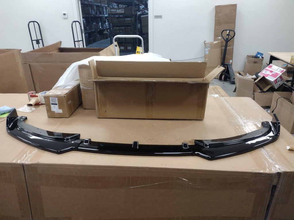 Gloss Black Front Lip Spoiler for BMW 3 Series F30 F31 Sedan 2013-2018