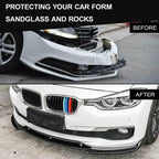 Gloss Black Front Lip Spoiler for BMW 3 Series F30 F31 Sedan 2013-2018