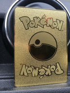 Mewtwo V  - Gold Steel Pokemon Card - HP220 - English - Fan Art Gift - 072/078