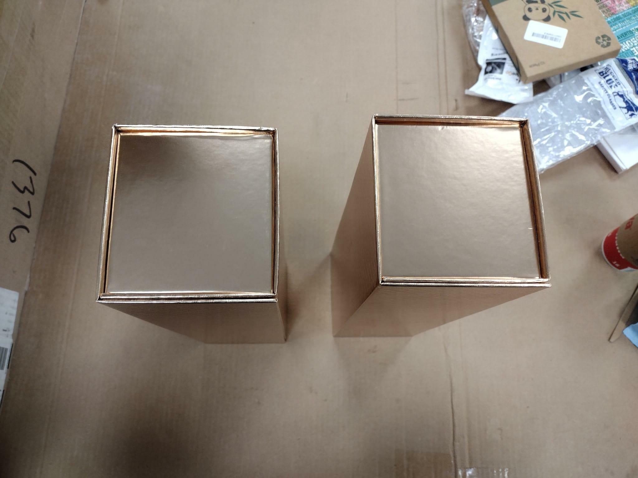 MALICPLUS 2 Wine Gift Boxes 13.5x4.5x4 Inches, Bottle Gift Boxes for Liquor and