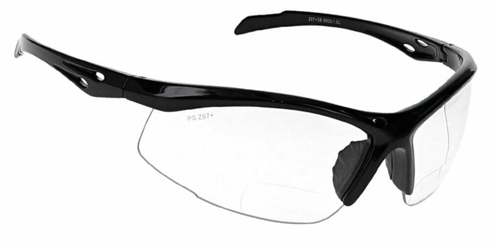 Bifocal Safety Glasses - Safety Glasses with Readers for Healthcare,