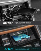 For SUBARU Outback 20-24 Car Wireless Charger Phone Charging Pad Center Console