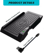 For SUBARU Outback 20-24 Car Wireless Charger Phone Charging Pad Center Console