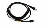 Honeywell CBL-500-300-C00 USB Coiled Cable, Type A, 5V Host Power, 3 m/9.8-ft.