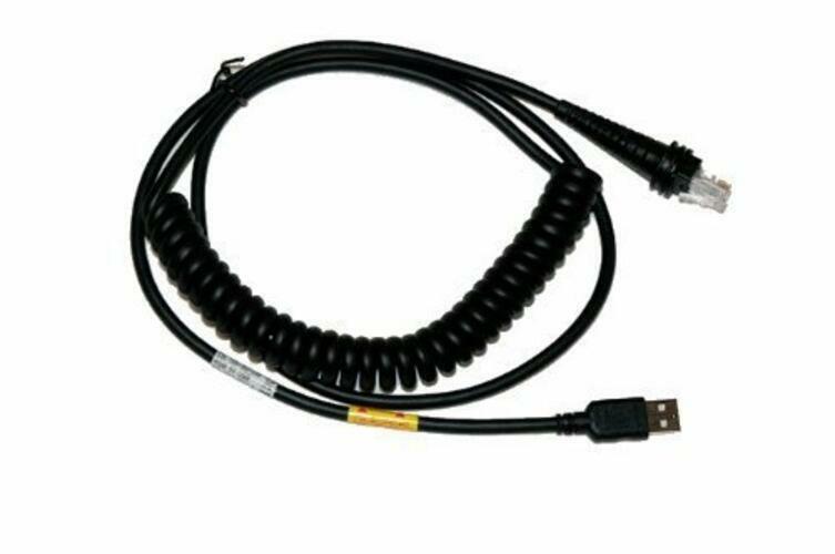 Honeywell CBL-500-300-C00 USB Coiled Cable, Type A, 5V Host Power, 3 m/9.8-ft.