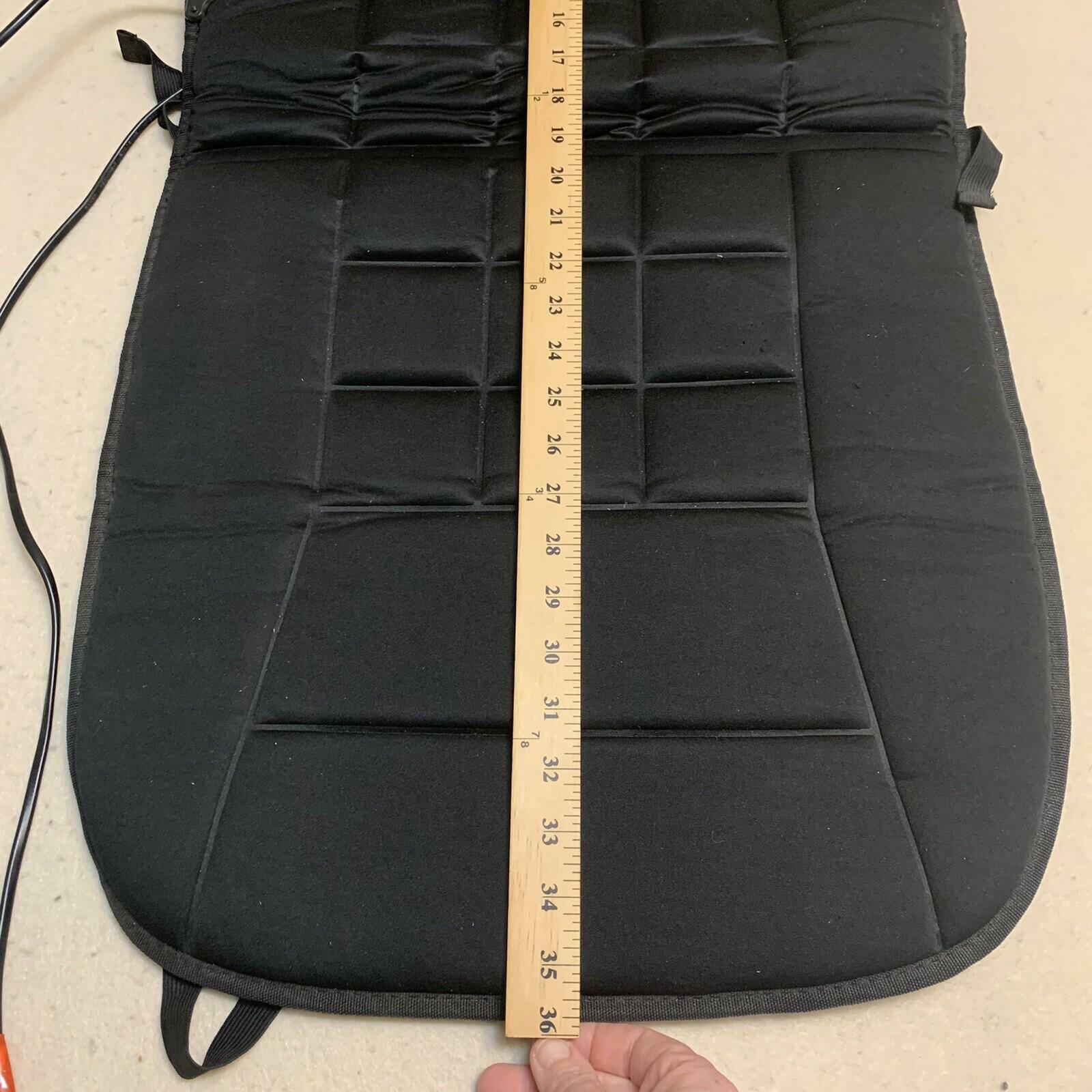 2 Pcs Heated Car Seat Cushion 12V Car Seat Heater Heated Pad Warmer Cover