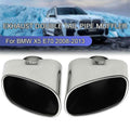 2PCS Chrome Exhaust Dual Tail Pipe Muffler Tip Stainless Steel For BMW X5 E70