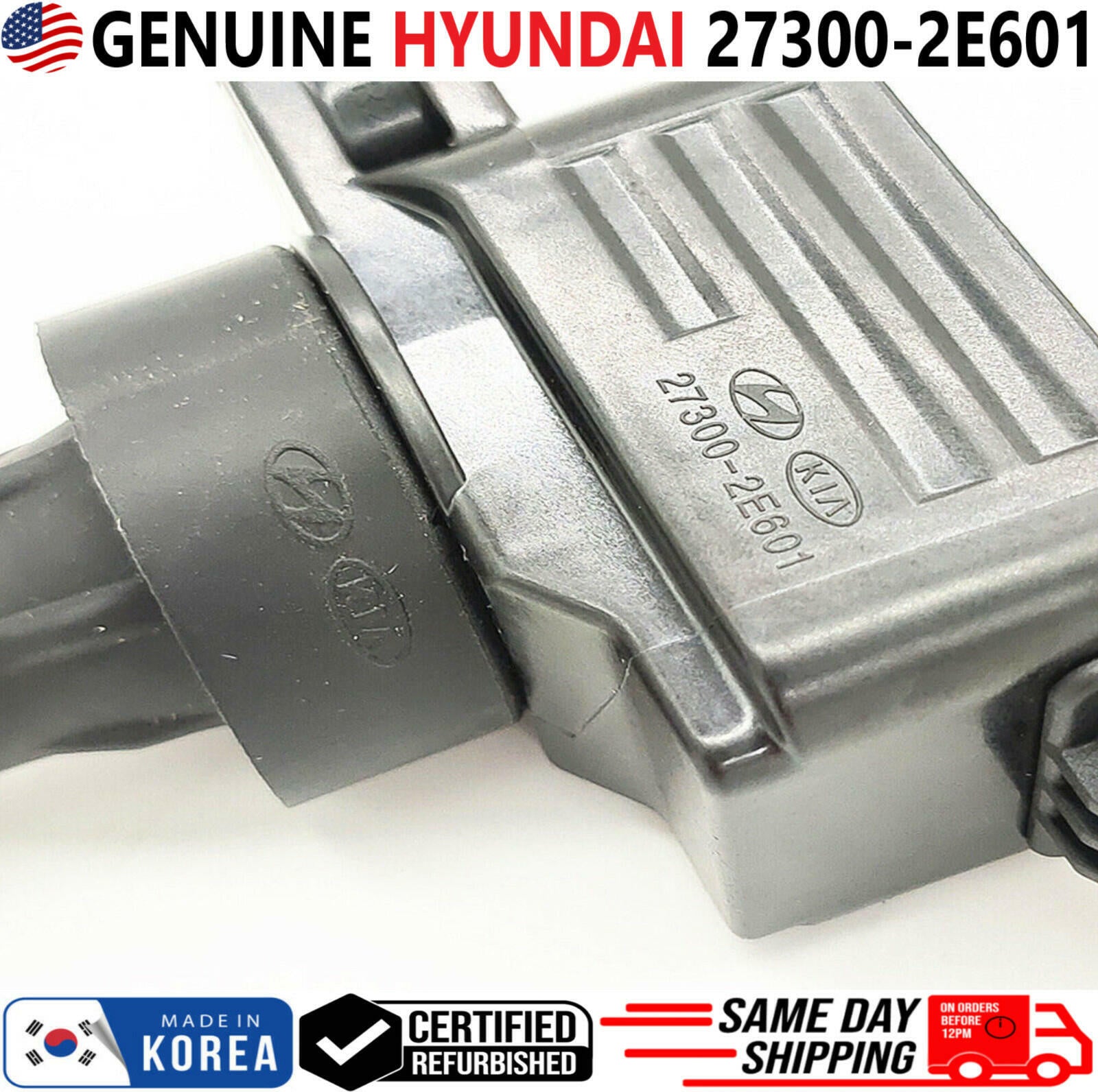 4 Pack GENUINE Hyundai x1 Ignition Coil For 2015-2019 Hyundai & Kia 2.0L,