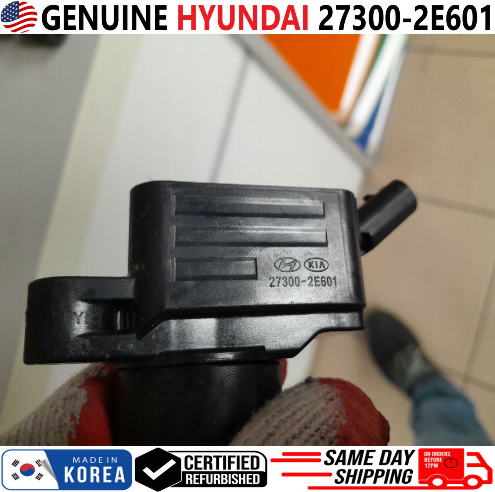 4 Pack GENUINE Hyundai x1 Ignition Coil For 2015-2019 Hyundai & Kia 2.0L,