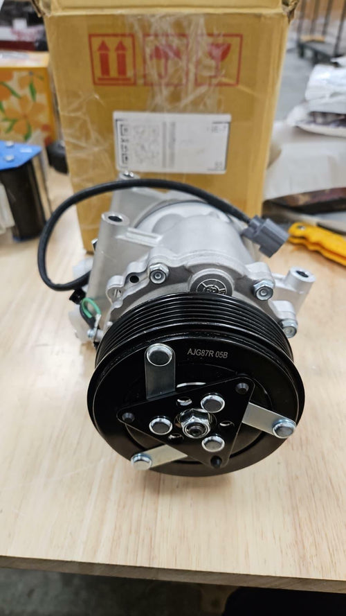 A/C Compressor Fits 2002-2005 Honda Civic 1.7L L4 AC Air Conditioning Compressor