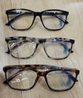 3 Pack Reading Glasses +2.50 Tortoise Shell Blue Light Blocking Square Readers