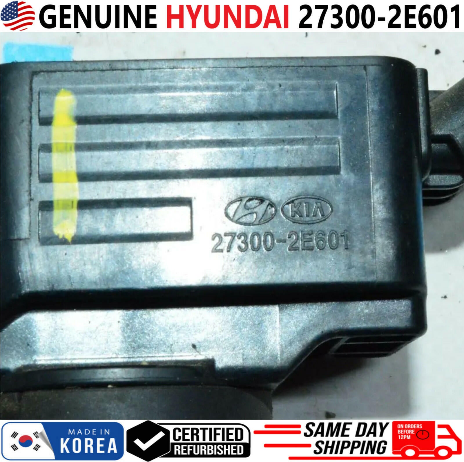 4 Pack GENUINE Hyundai x1 Ignition Coil For 2015-2019 Hyundai & Kia 2.0L,
